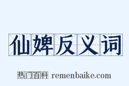 仙婢反义词是什么意思的图片